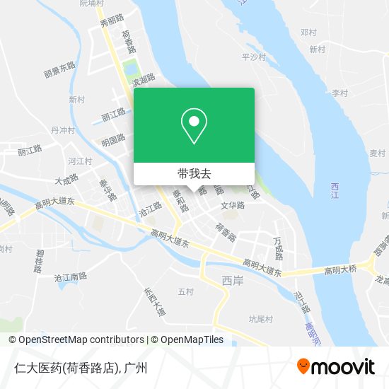 仁大医药(荷香路店)地图
