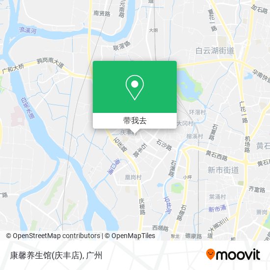 康馨养生馆(庆丰店)地图