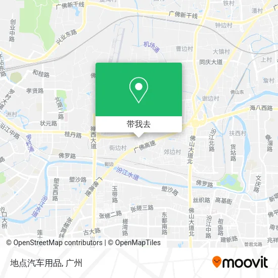 地点汽车用品地图