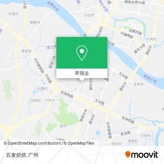 百麦烘焙地图
