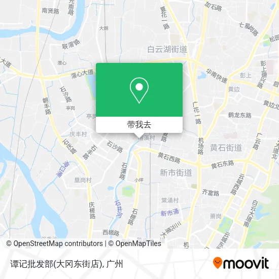 谭记批发部(大冈东街店)地图