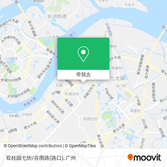 双桂园七街/谷围路(路口)地图