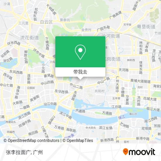 张李拉面广地图