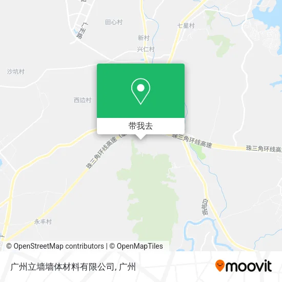 广州立墙墙体材料有限公司地图