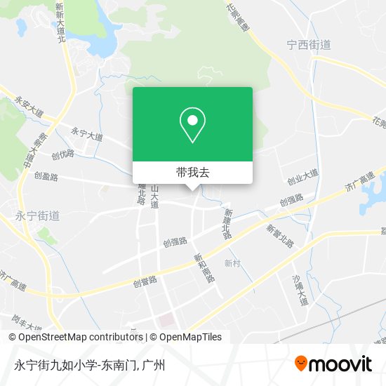 永宁街九如小学-东南门地图