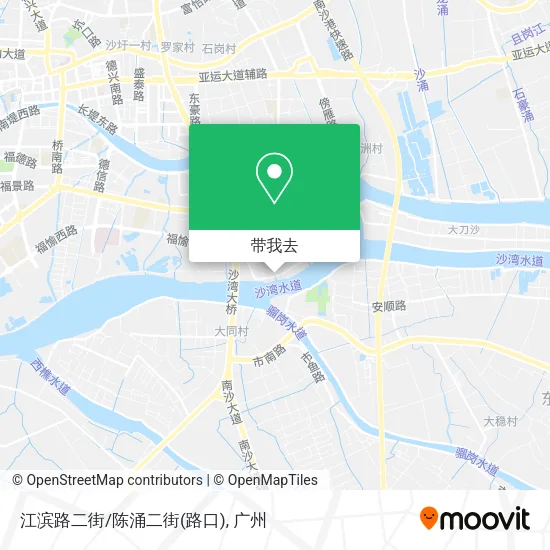 江滨路二街/陈涌二街(路口)地图
