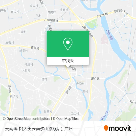 云南玛卡(大美云南佛山旗舰店)地图