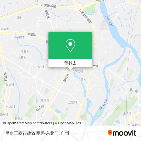 里水工商行政管理局-东北门地图