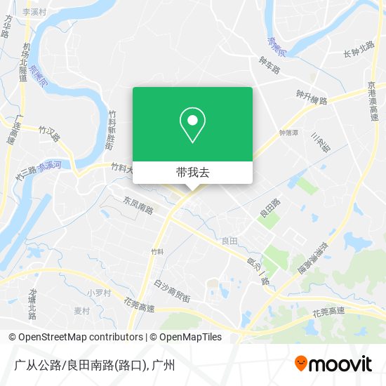 广从公路/良田南路(路口)地图