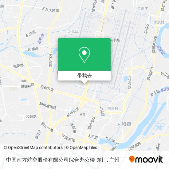 中国南方航空股份有限公司综合办公楼-东门地图