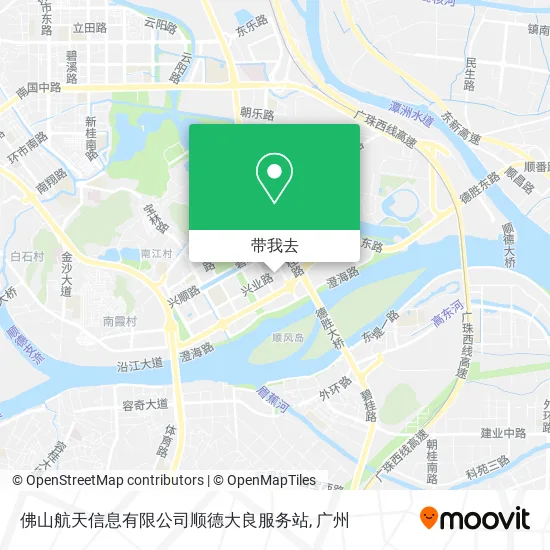 佛山航天信息有限公司顺德大良服务站地图