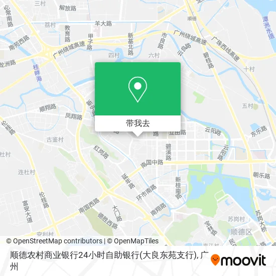 顺德农村商业银行24小时自助银行(大良东苑支行)地图