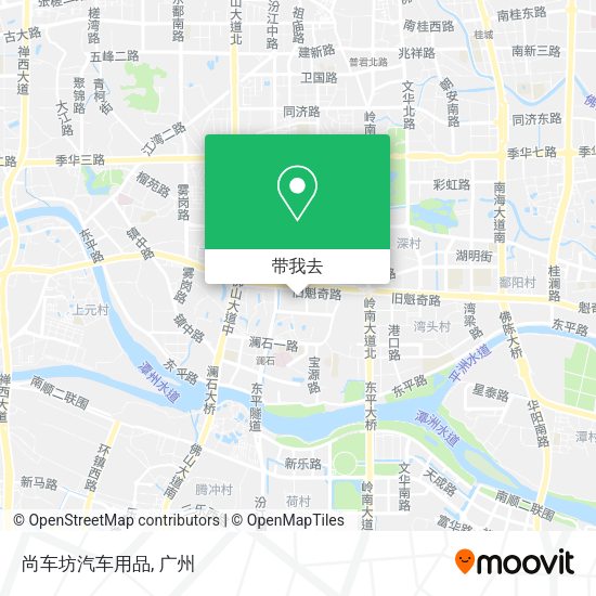 尚车坊汽车用品地图