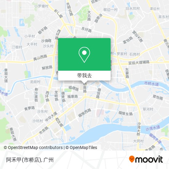 阿禾甲(市桥店)地图