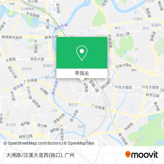 大洲路/汉溪大道西(路口)地图