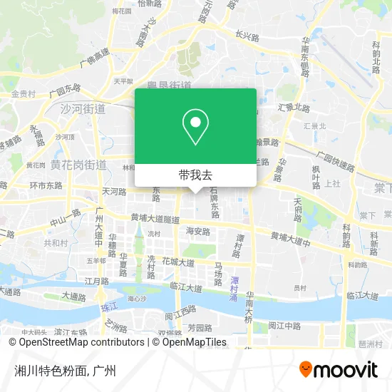 湘川特色粉面地图