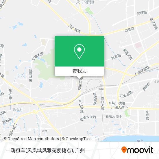 一嗨租车(凤凰城凤雅苑便捷点)地图