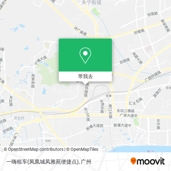 一嗨租车(凤凰城凤雅苑便捷点)地图