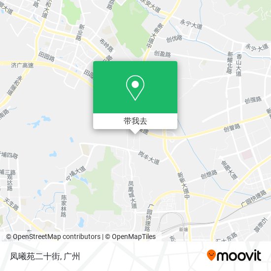 凤曦苑二十街地图