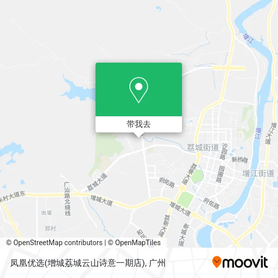 凤凰优选(增城荔城云山诗意一期店)地图