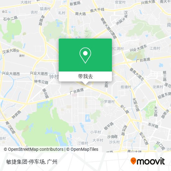 敏捷集团-停车场地图