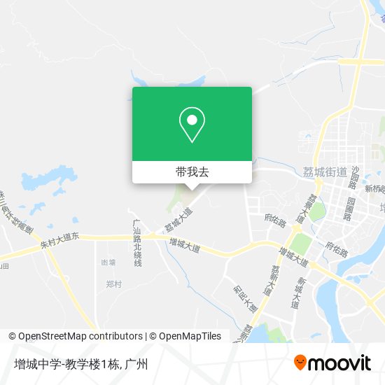 增城中学-教学楼1栋地图
