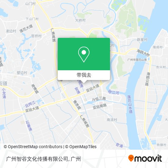 广州智谷文化传播有限公司地图