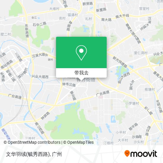 文华羽绒(毓秀西路)地图