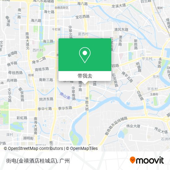 街电(金禧酒店桂城店)地图