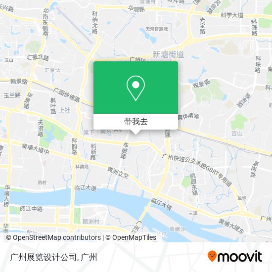 广州展览设计公司地图