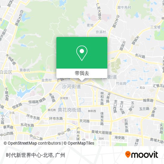 时代新世界中心-北塔地图