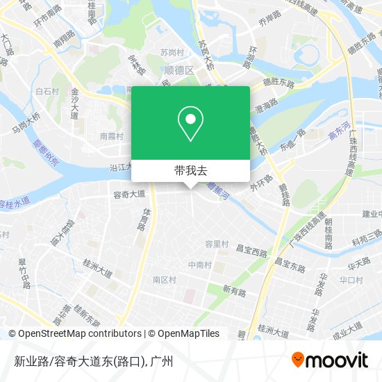 新业路/容奇大道东(路口)地图