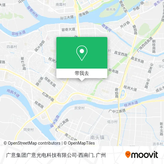 广意集团广意光电科技有限公司-西南门地图
