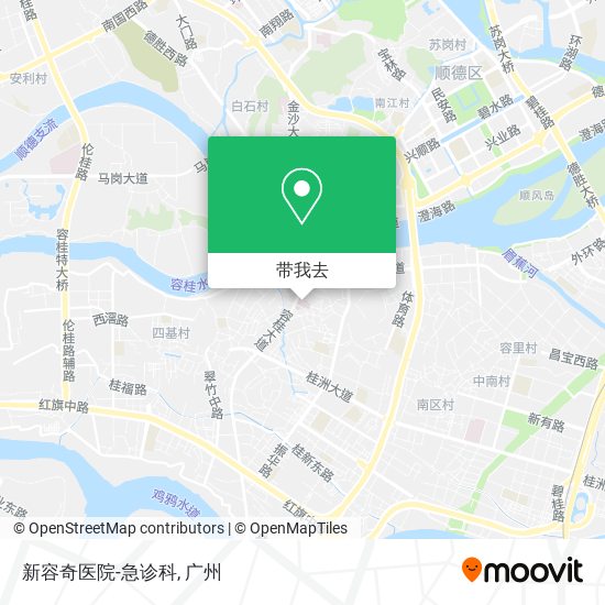 新容奇医院-急诊科地图