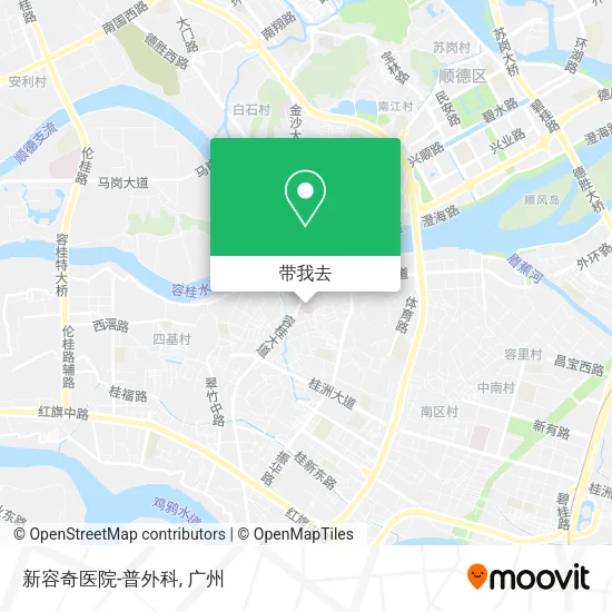 新容奇医院-普外科地图