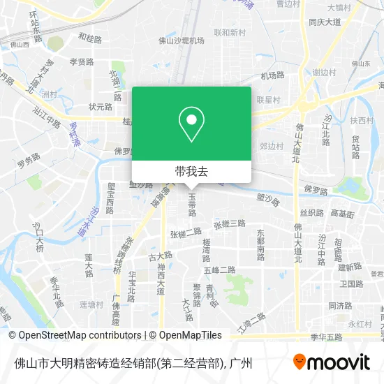 佛山市大明精密铸造经销部(第二经营部)地图