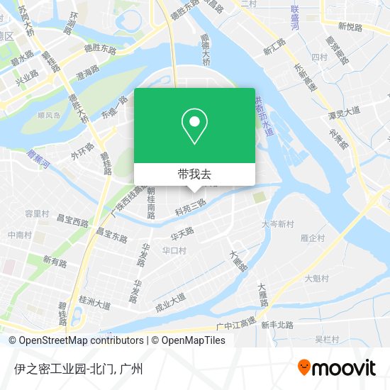 伊之密工业园-北门地图