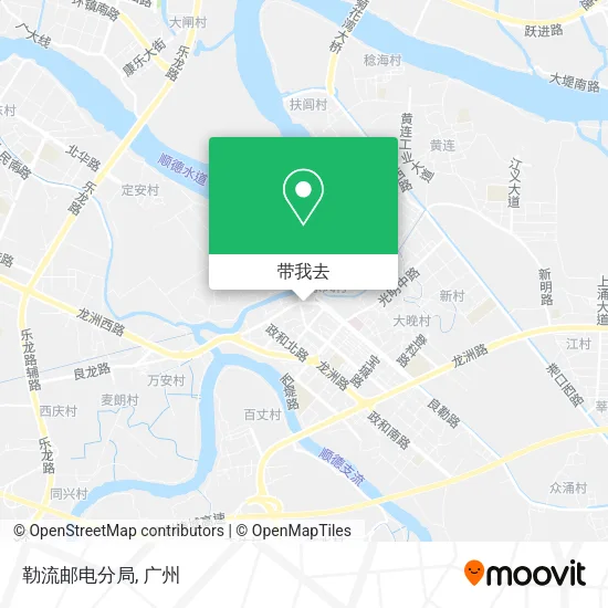 勒流邮电分局地图
