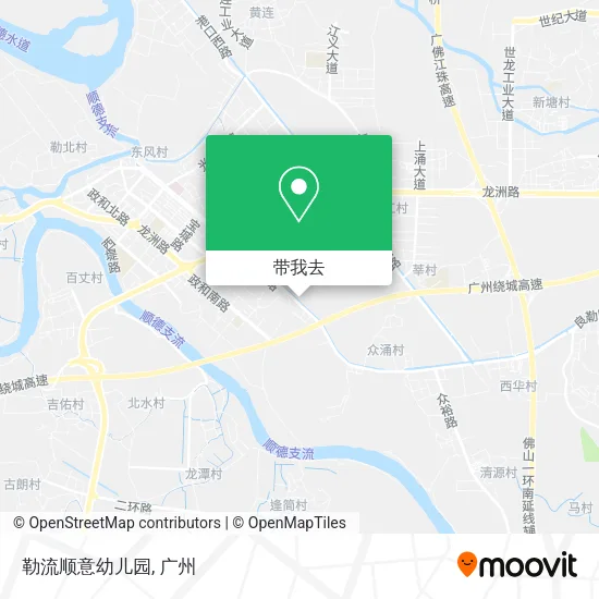 勒流顺意幼儿园地图