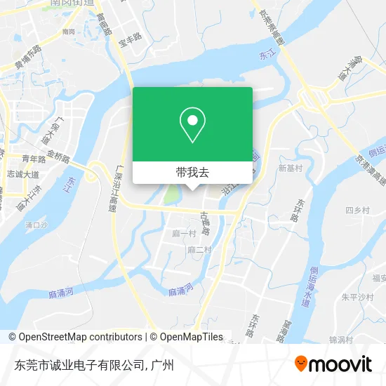 东莞市诚业电子有限公司地图