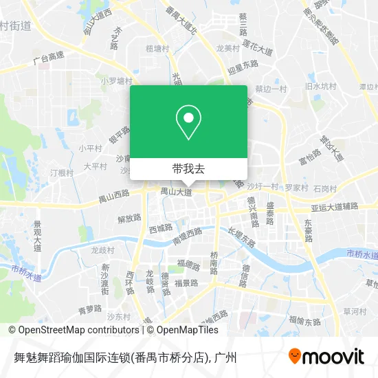 舞魅舞蹈瑜伽国际连锁(番禺市桥分店)地图