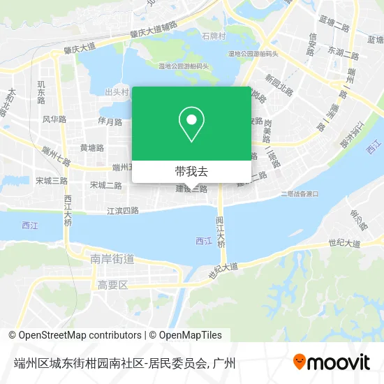 端州区城东街柑园南社区-居民委员会地图