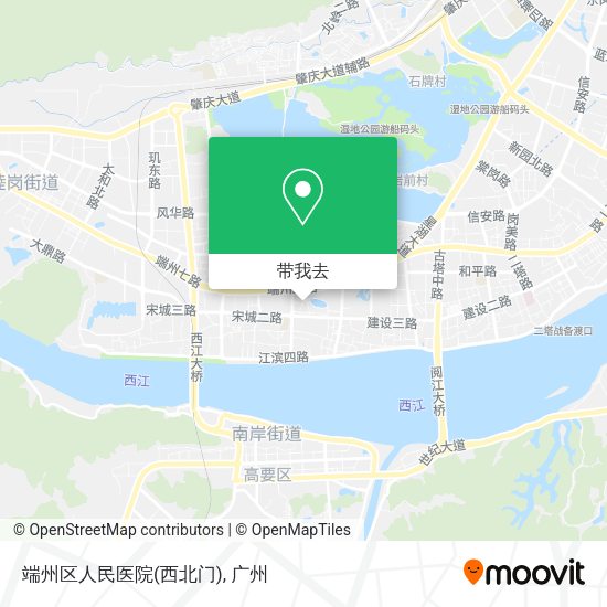 端州区人民医院(西北门)地图