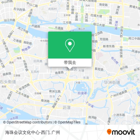 海珠会议文化中心-西门地图