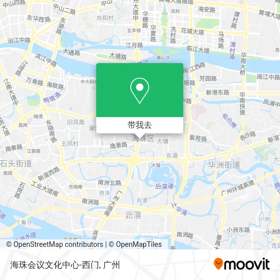 海珠会议文化中心-西门地图
