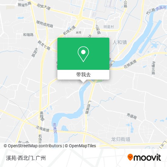 溪苑-西北门地图