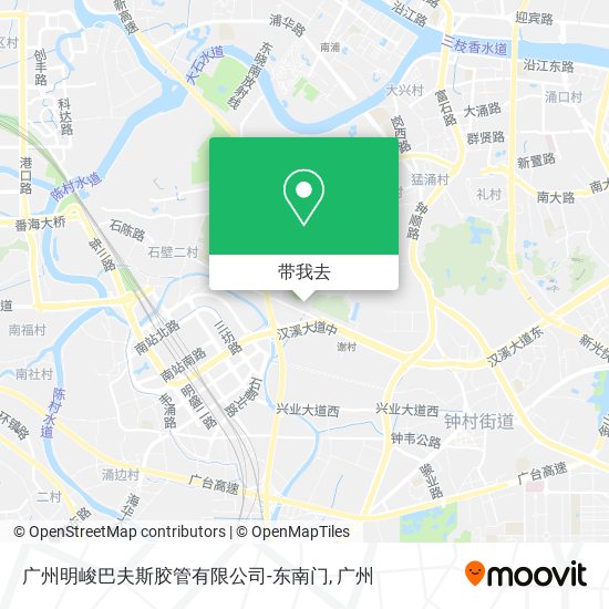 广州明峻巴夫斯胶管有限公司-东南门地图