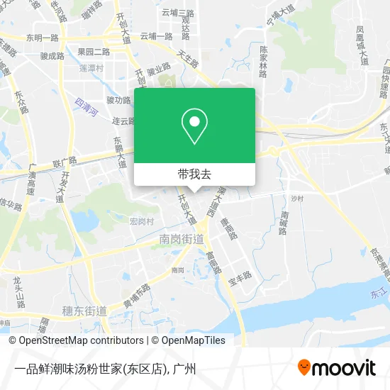一品鲜潮味汤粉世家(东区店)地图