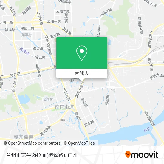 兰州正宗牛肉拉面(榕迳路)地图