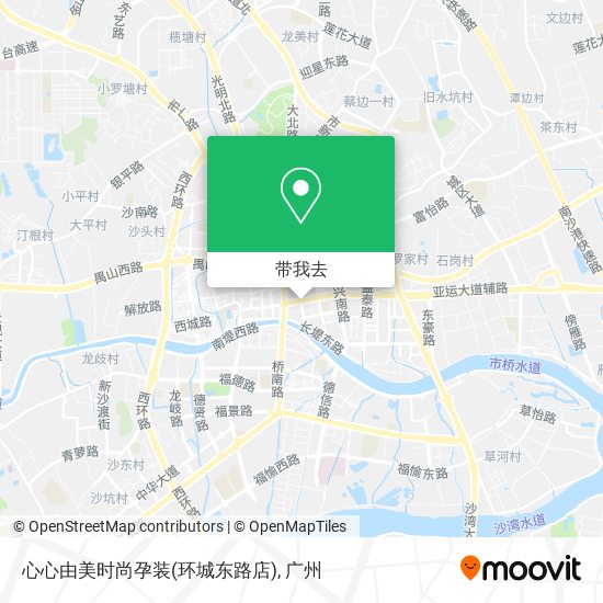 心心由美时尚孕装(环城东路店)地图